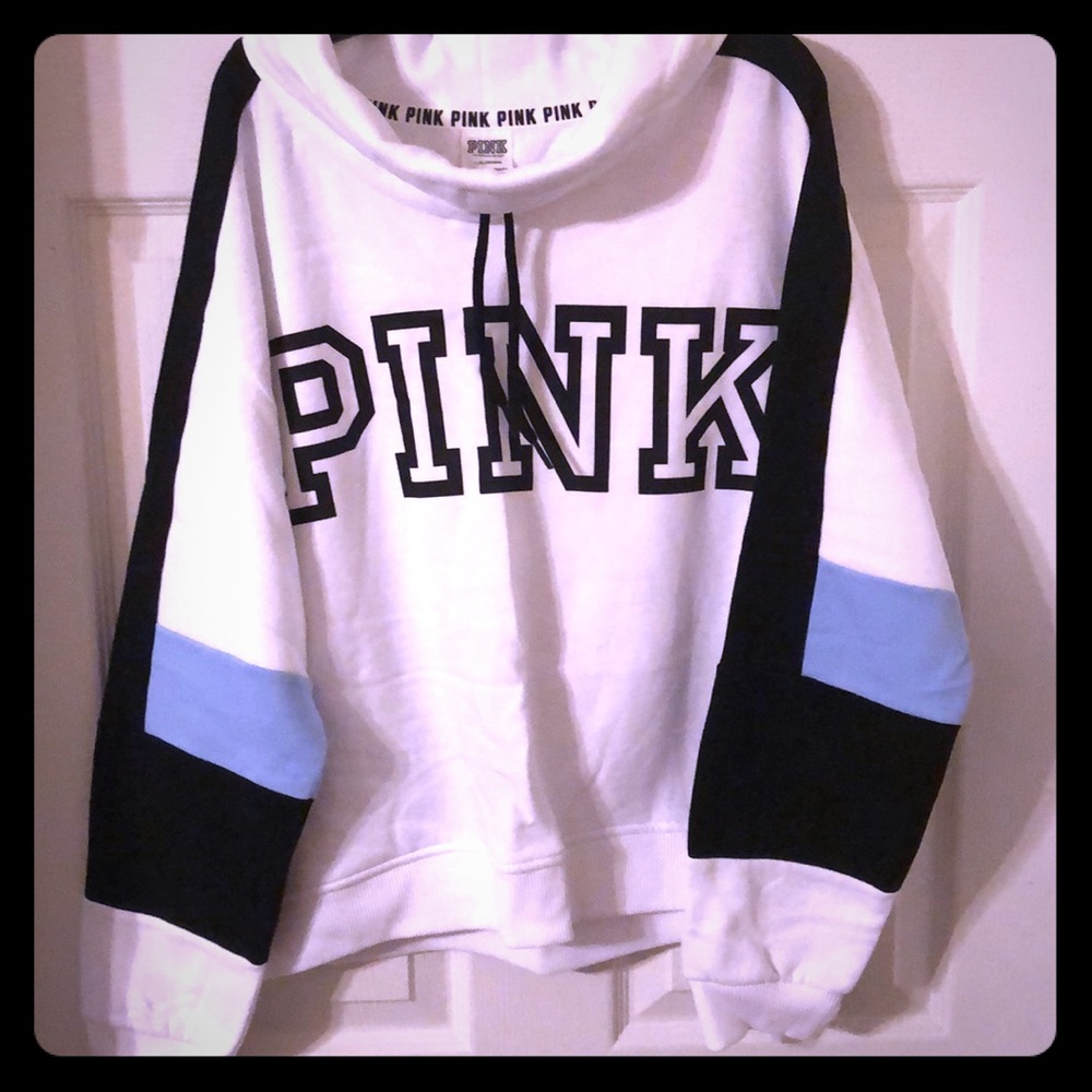Pink Victoria secret funnel neck sweat shirt